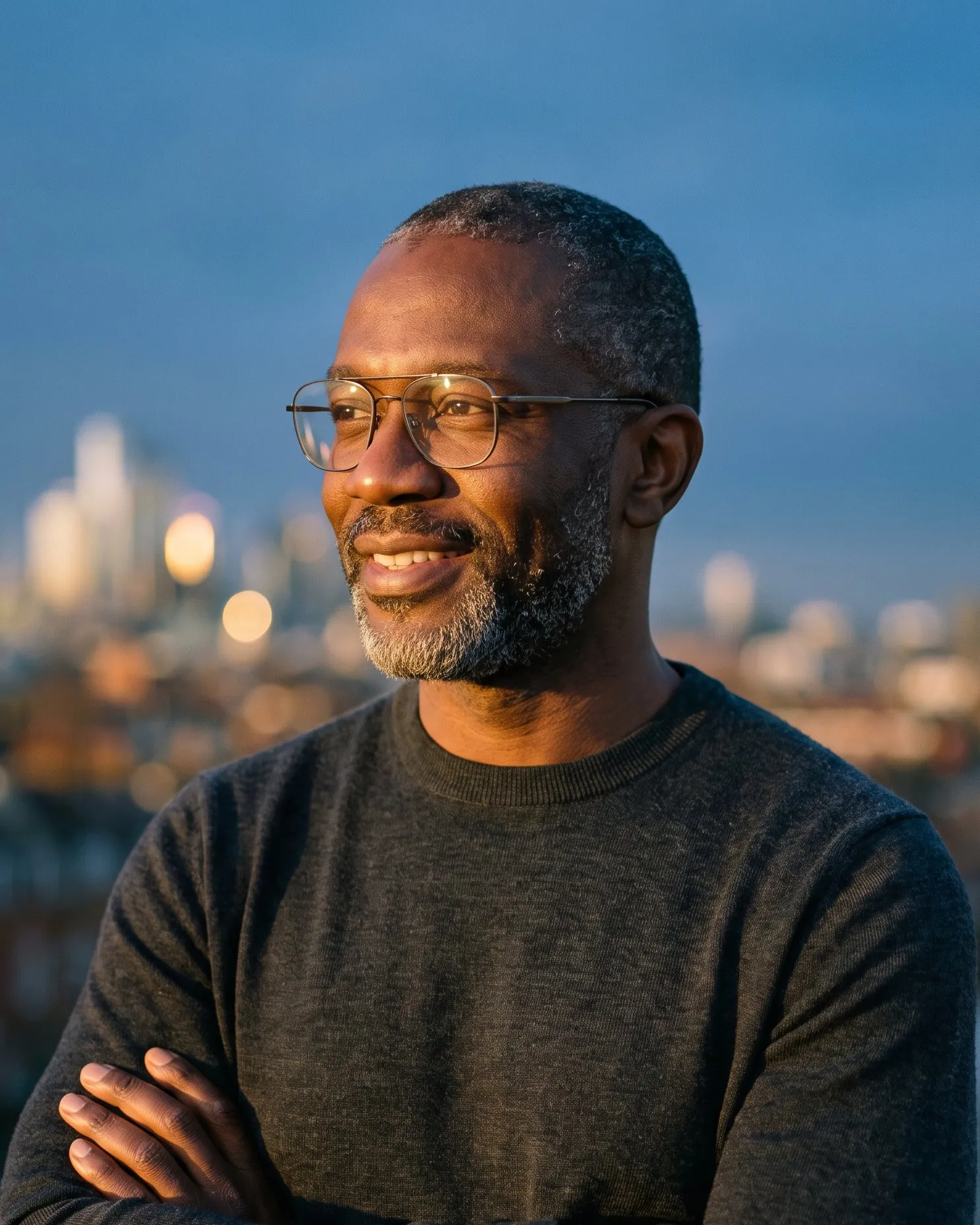Portrait of Kwabena Asante-Reid.